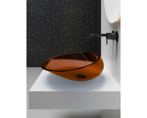 Раковина-чаша Abber Kristall 54 AT2812Opal Коричневая