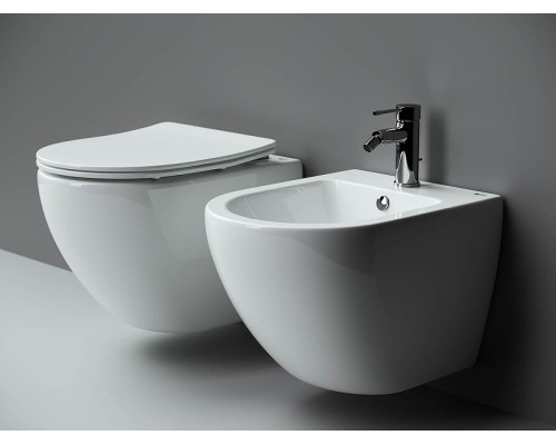 Комплект унитаза с инсталляцией Ceramicanova Metropol CN4002_1001W_1000 с сиденьем Микролифт и Белой клавишей смыва