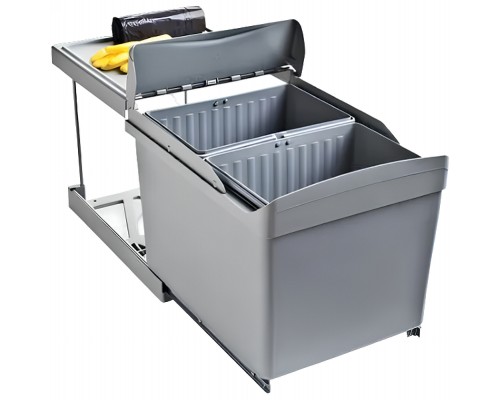 Система сортировки мусора Alveus Albio 30 2x16 L Серая