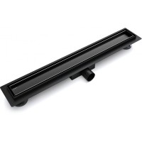 Душевой лоток Esbano Meta 80 M-TILE-80MB с Черной матовой решеткой / под плитку