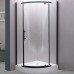 Душевой уголок Esbano ESD-7025B 100x100 профиль Черный матовый стекло прозрачное