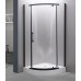 Душевой уголок Esbano ESD-7025B 100x100 профиль Черный матовый стекло прозрачное