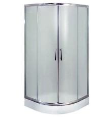 Душевой уголок Esbano ESR-8005 80х80 профиль Хром стекло рифленое