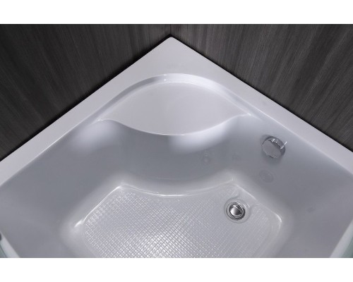 Душевой уголок Esbano ESR-8020 90x90 профиль Хром стекло рифленое