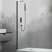 Душевая перегородка RGW Walk In WA-102B 90 351010209-14 профиль Черный стекло прозрачное