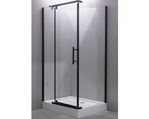 Душевой уголок Esbano ESR-7180B 120x80 профиль Черный матовый стекло прозрачное