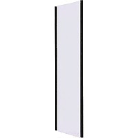 Боковая стенка для шторки на ванну RGW Z-050-4B 70 352205407-14 профиль Черный стекло прозрачное