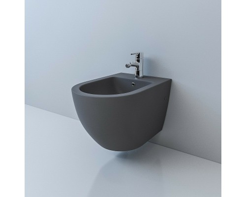 Биде Esbano Garcia ESVBGARCGM подвесное Серое матовое