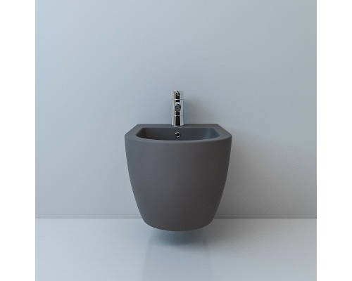 Биде Esbano Garcia ESVBGARCGM подвесное Серое матовое