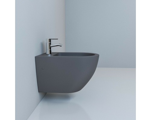 Биде Esbano Garcia ESVBGARCGM подвесное Серое матовое