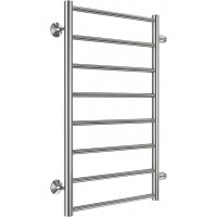 Водяной полотенцесушитель Terminus Аврора П8 500х800 бп600 4670078529930 Хром, боковое подключение, G 1" НР