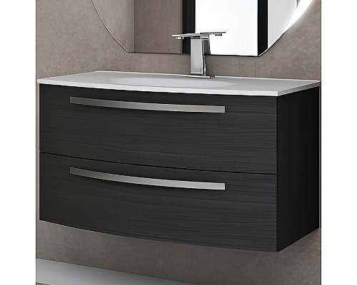 Тумба под раковину Cezares Comfort 100 54482 подвесная Grigio Scuro Тумба под раковину Cezares Comfort 100 54482 подвесная Grigio Scuro