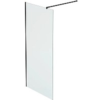 Душевая перегородка Reflection Walk in 90 RX20090CBL-14 профиль Черный матовый стекло прозрачное