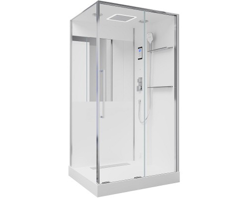 Душевая кабина Black&White Galaxy G8898 115х90 889800 с паром без гидромассажа