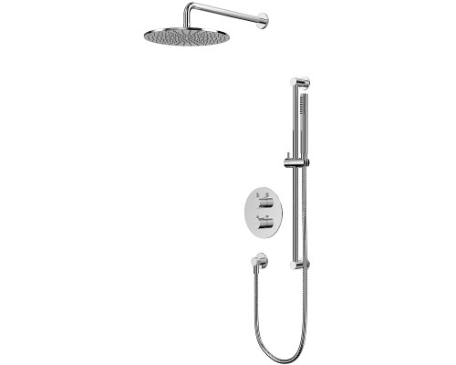 Душевая система Whitecross Y chrome YSET09CR с термостатом Хром