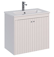 Тумба под раковину Lemark Romance 80 LM07R80T подвесная Белый глянец