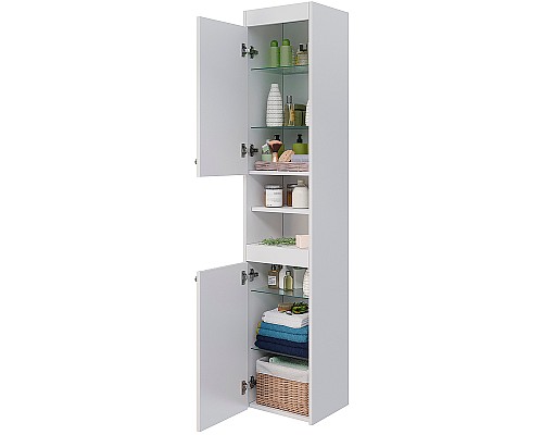 Шкаф пенал Lemark Romance 35 LM07R35P подвесной Белый глянец Шкаф пенал Lemark Romance 35 LM07R35P подвесной Белый глянец