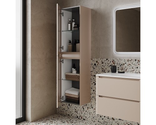 Шкаф пенал Iddis Edifice 40 EDI40C0i97 подвесной Капучино