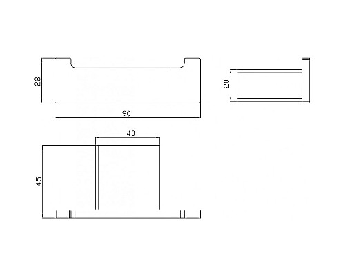 Двойной крючок Milacio Ultra MCU.950.GD Брашированное золото