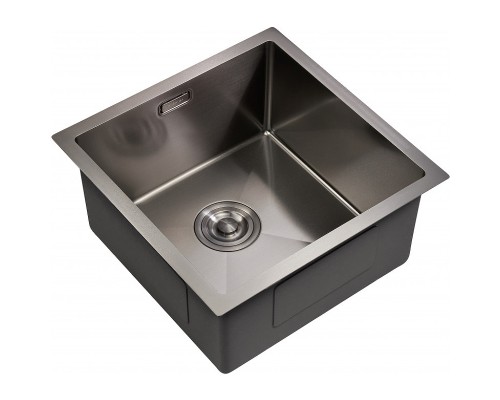 Кухонная мойка Milacio Denia 44 MC.77439 Вороненая сталь