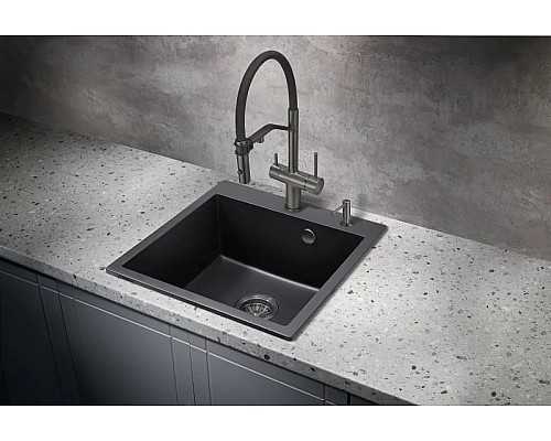 Смеситель для кухни Milacio Ultra MCU.557.GM Вороненая сталь