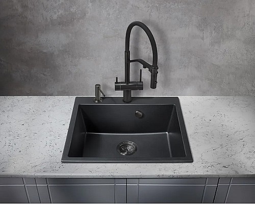 Смеситель для кухни Milacio Ultra MCU.557.TB Total Black