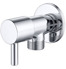 Запорный вентиль Aquatek AQ2450CR угловой Хром