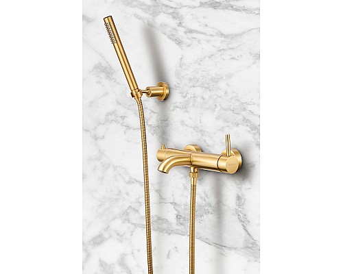 Смеситель для душа Milacio Ultra MCU.350.GD Брашированное золото