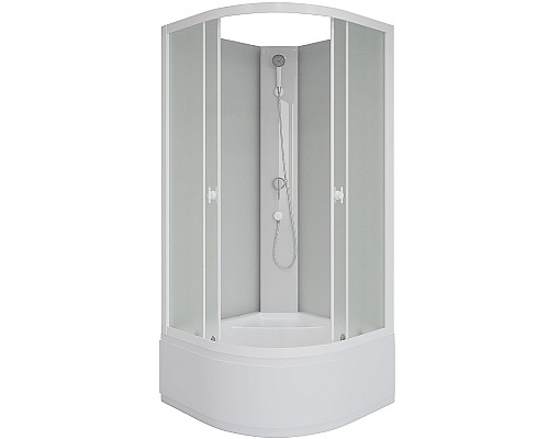 Душевая кабина Niagara Promo 90x90 P90/40/MT/BK без гидромассажа