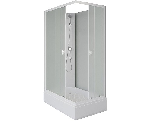 Душевая кабина Niagara Promo 100x80 P100/80/26Q/MT/BK без гидромассажа