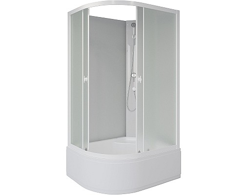 Душевая кабина Niagara Promo 100x80 R P100/80/40R/MT/BK без гидромассажа