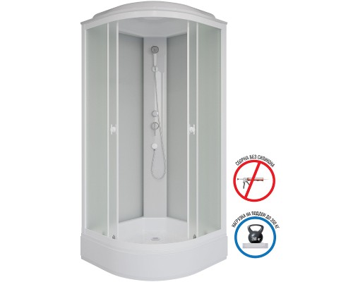 Душевая кабина Niagara Promo 100x100 P100/26/MT без гидромассажа