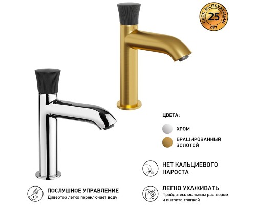 Смеситель для раковины Paini Domus Хром