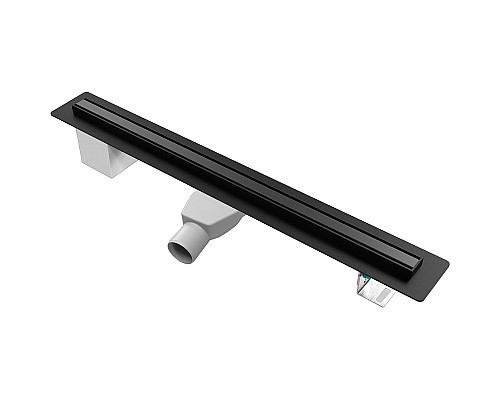 Душевой лоток Paini Slim Line 800 CH800SLC с Черной матовой решеткой / под плитку