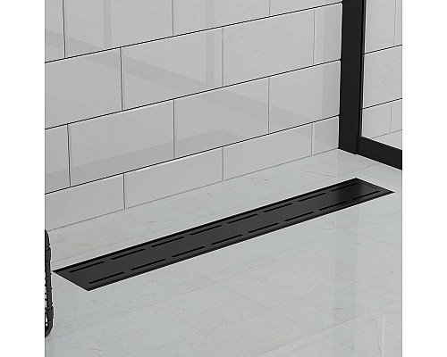 Душевой лоток Paini Line 850 CH850LC с Черной матовой решеткой