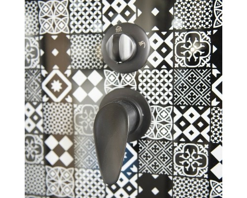 Душевая кабина Esbano ESB-1180CKR 110x80 ESKBB1180CKR без гидромассажа