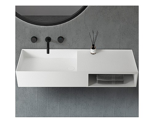 Раковина Abber Stein 120 AS2649-1.2 Белая матовая