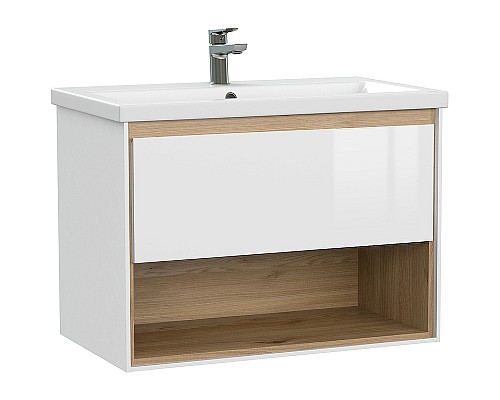 Тумба под раковину Cersanit Louna 80 64071 подвесная Белая