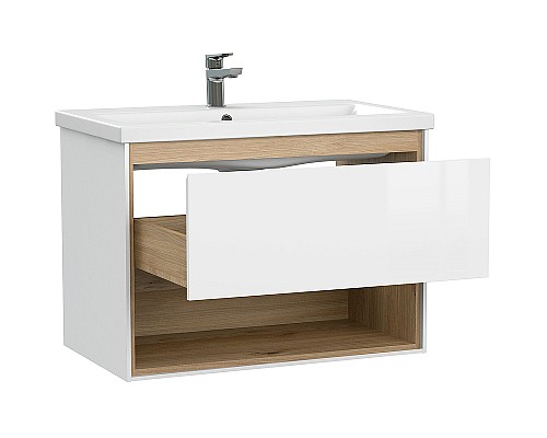 Тумба под раковину Cersanit Louna 80 64071 подвесная Белая