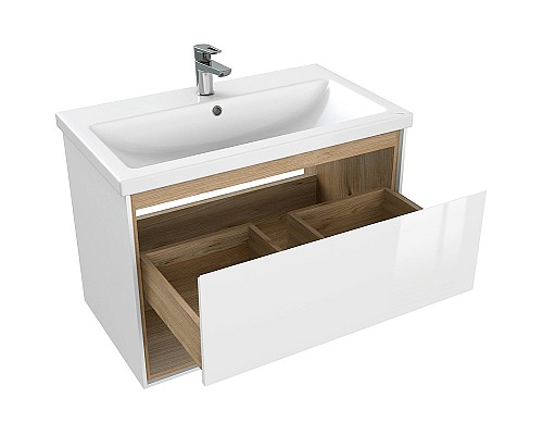 Тумба под раковину Cersanit Louna 80 64071 подвесная Белая