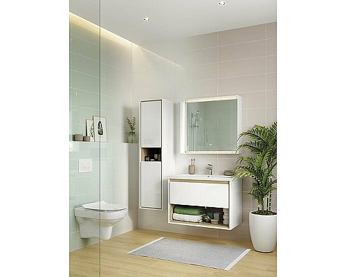 Тумба под раковину Cersanit Louna 80 64071 подвесная Белая