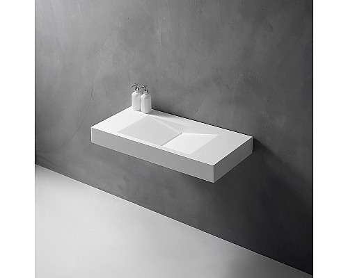 Раковина Abber Stein 100 AS2641 Белая матовая