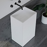 Раковина Abber Stein 50 AS2503-H Белая матовая