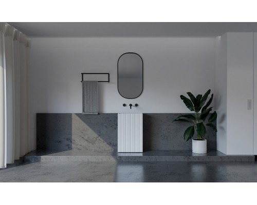 Раковина Abber Stein 50 AS2503-H Белая матовая