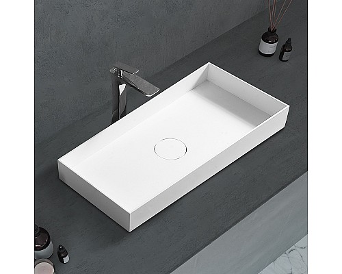 Раковина-чаша Abber Stein 80 AS2622 Белая матовая