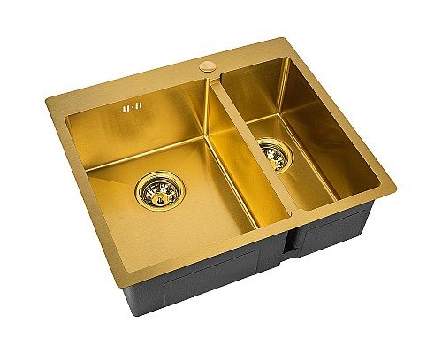 Кухонная мойка ZorG PVD Bronze 59 SZR-59-2-51-L BRONZE Бронза