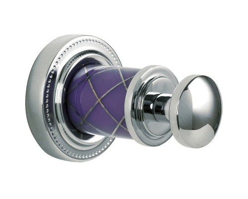 Крючок Boheme Murano 10906-V-CR Хром Фиолетовый