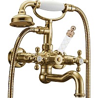 Смеситель для ванны Boheme Medici Presente 313-MR-W Бронза