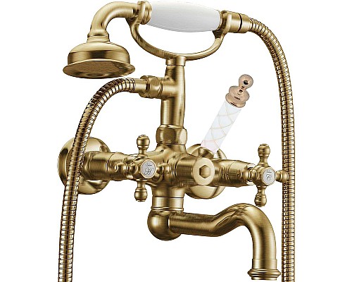 Смеситель для ванны Boheme Medici Presente 313-MR-W Бронза