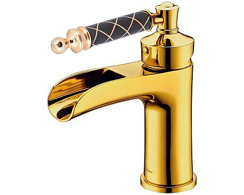 Смеситель для раковины Boheme Vogue 211-MR-B Золото